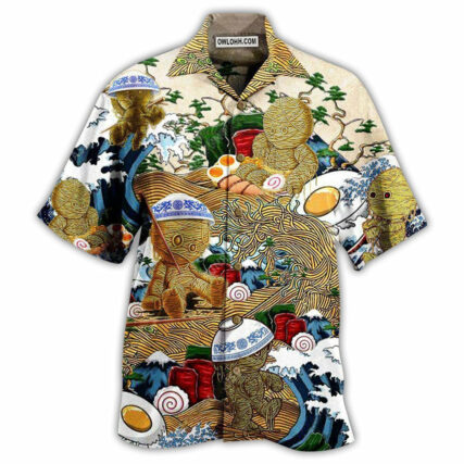 Food Amazing Ramen Life Funny - Hawaiian Shirt - Owl Ohh - Owl Ohh