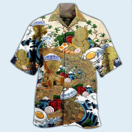 Food Amazing Ramen Life Funny - Hawaiian Shirt - Owl Ohh - Owl Ohh