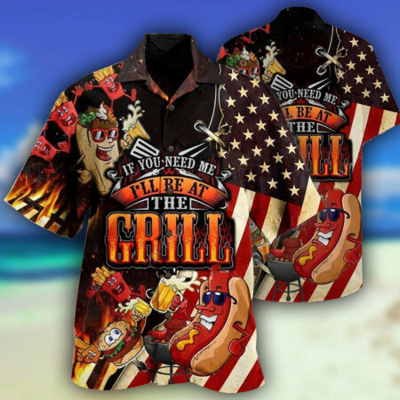 Food Barbecue I Will Be At The Grill Cool - Hawaiian Shirt - Owl Ohh - Owl Ohh