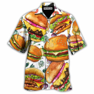 Food Big Burger Life Is Better With Burger - Hawaiian Shirt - Owl Ohh - Owl Ohh