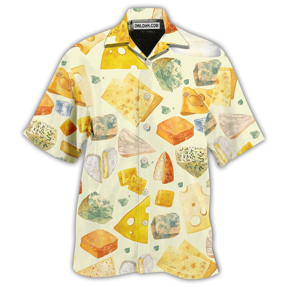 Food Cheese Beautiful Food Life - Hawaiian Shirt - Owl Ohh - Owl Ohh