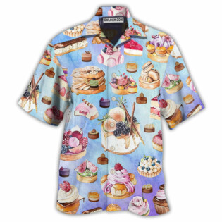Food Dessert Purple Lovely Love Food - Hawaiian Shirt - Owl Ohh - Owl Ohh