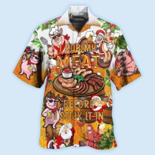Food I Rub My Meat Before - Hawaiian Shirt - Owl Ohh - Owl Ohh