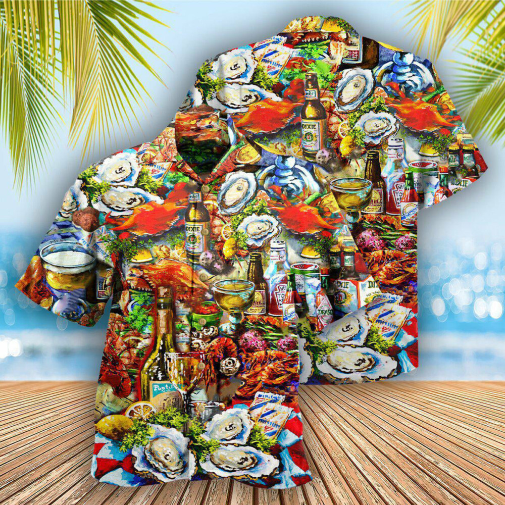 Food I'm On Seafood Diet Cool - Hawaiian Shirt - Owl Ohh - Owl Ohh