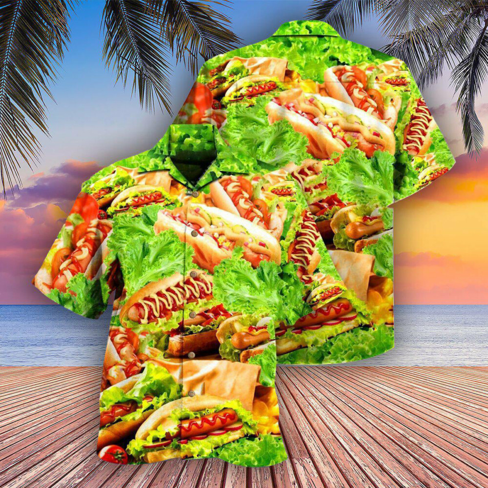 Food It's Not A Party Until The Hot Dog Come Out Salad - Hawaiian Shirt - Owl Ohh - Owl Ohh