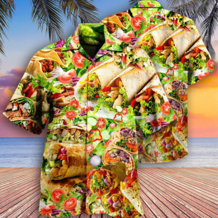 Food Life Is Better With Burrito Delicious Meal - Hawaiian Shirt - Owl Ohh - Owl Ohh