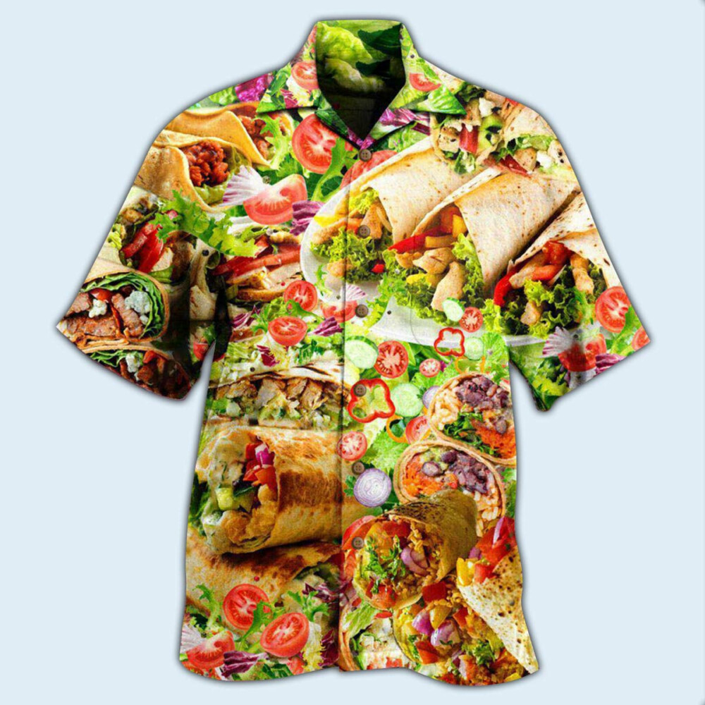 Food Life Is Better With Burrito Delicious Meal - Hawaiian Shirt - Owl Ohh - Owl Ohh