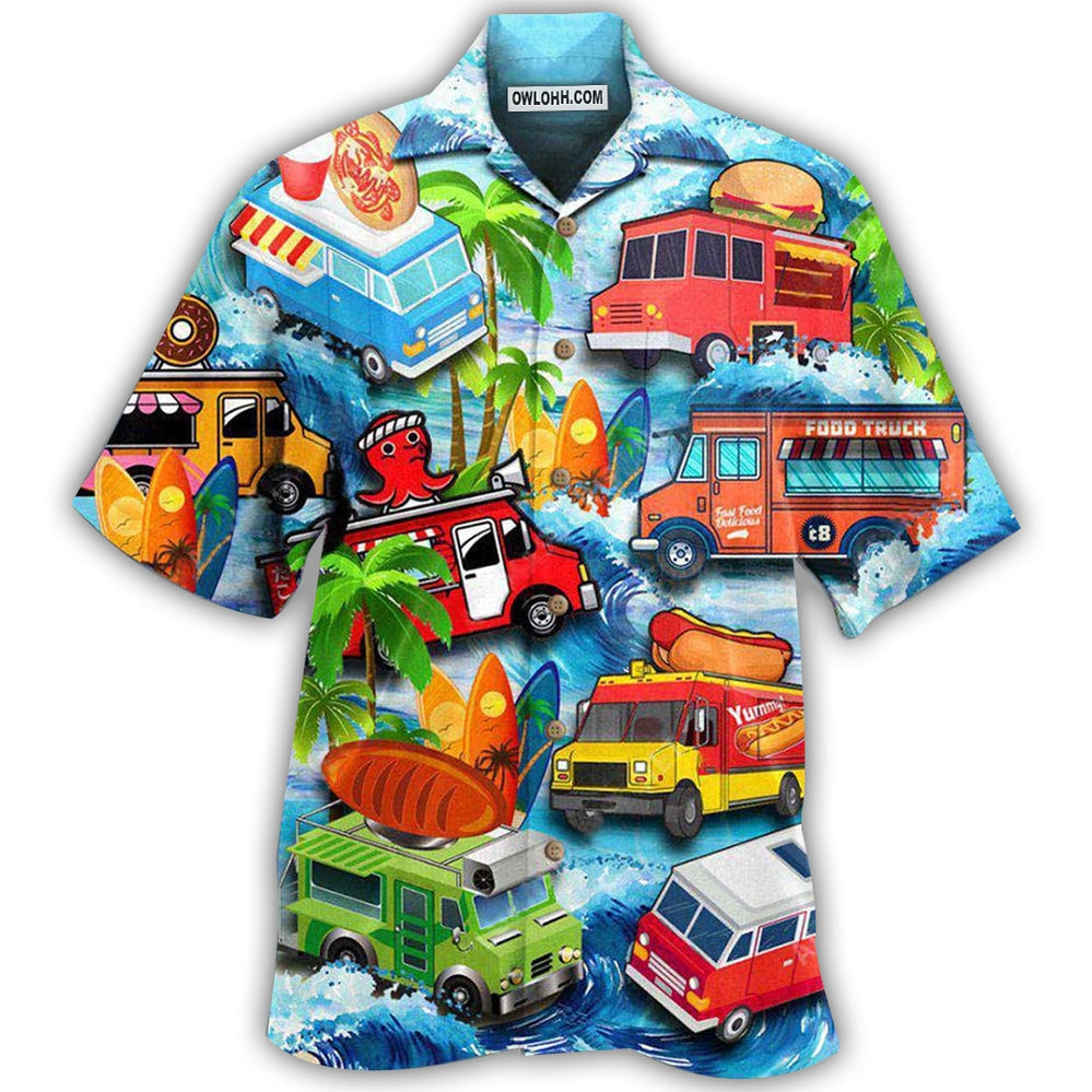 Truck Food Life Is Better With Food Truck - Hawaiian Shirt - Owl Ohh - Owl Ohh
