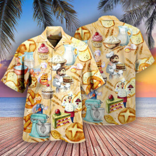 Food Love At First Bite Bakery Cool - Hawaiian Shirt - Owl Ohh - Owl Ohh