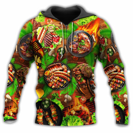 Food Love BBQ With Good Smell - Hoodie - Owl Ohh - Owl Ohh