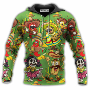 Food Love Mexican Culture Forever - Hoodie - Owl Ohh - Owl Ohh