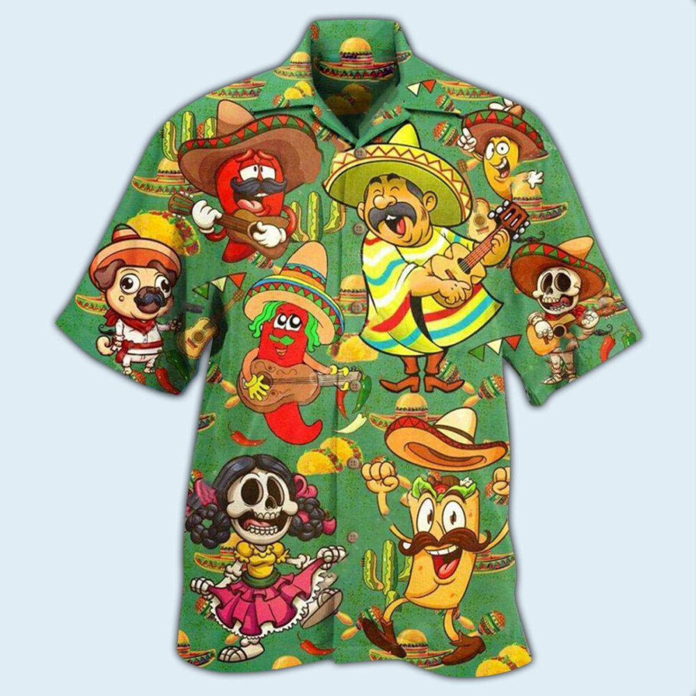 Food Love Mexican Culture Funny - Hawaiian Shirt - Owl Ohh - Owl Ohh