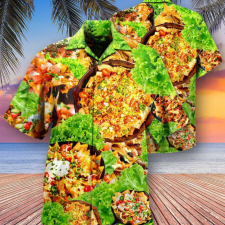 Food More Nachos Por Favor Delicious - Hawaiian Shirt - Owl Ohh - Owl Ohh