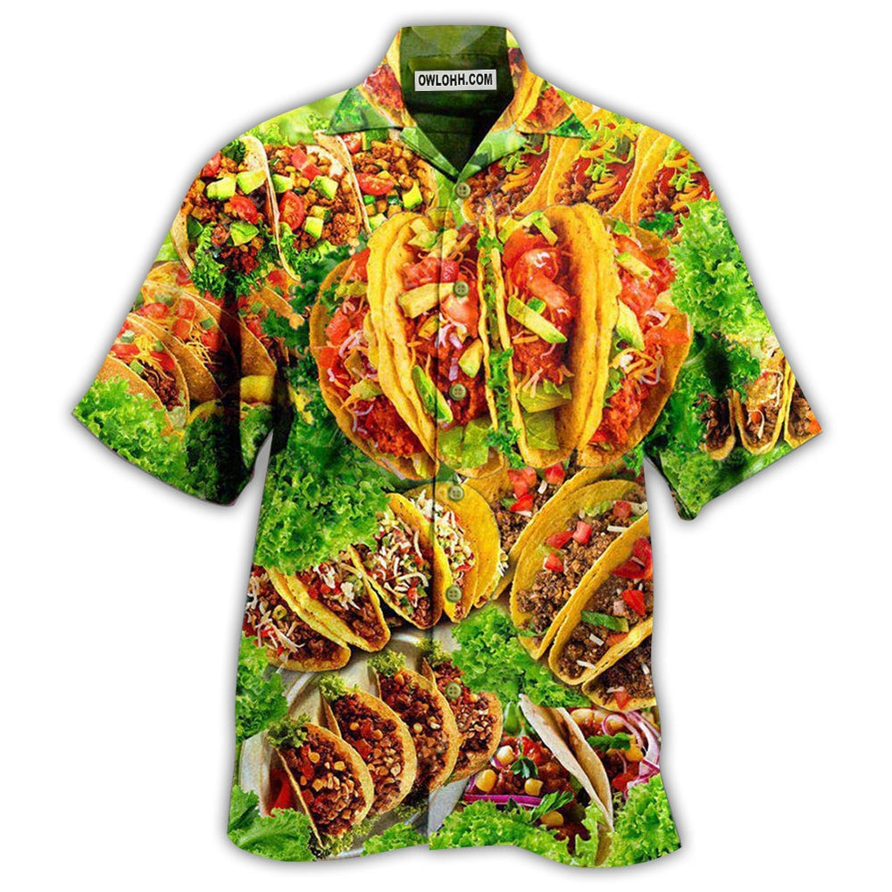 Food More Tacos Porfavor Cool - Hawaiian Shirt - Owl Ohh - Owl Ohh