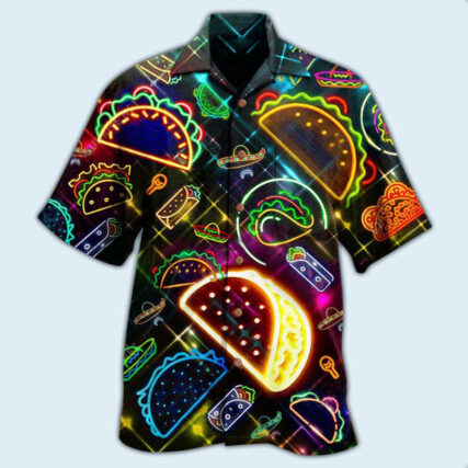 Food On Tuesday God Created Tacos Stunning - Hawaiian Shirt - Owl Ohh - Owl Ohh