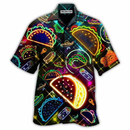 Food On Tuesday God Created Tacos Stunning - Hawaiian Shirt - Owl Ohh - Owl Ohh