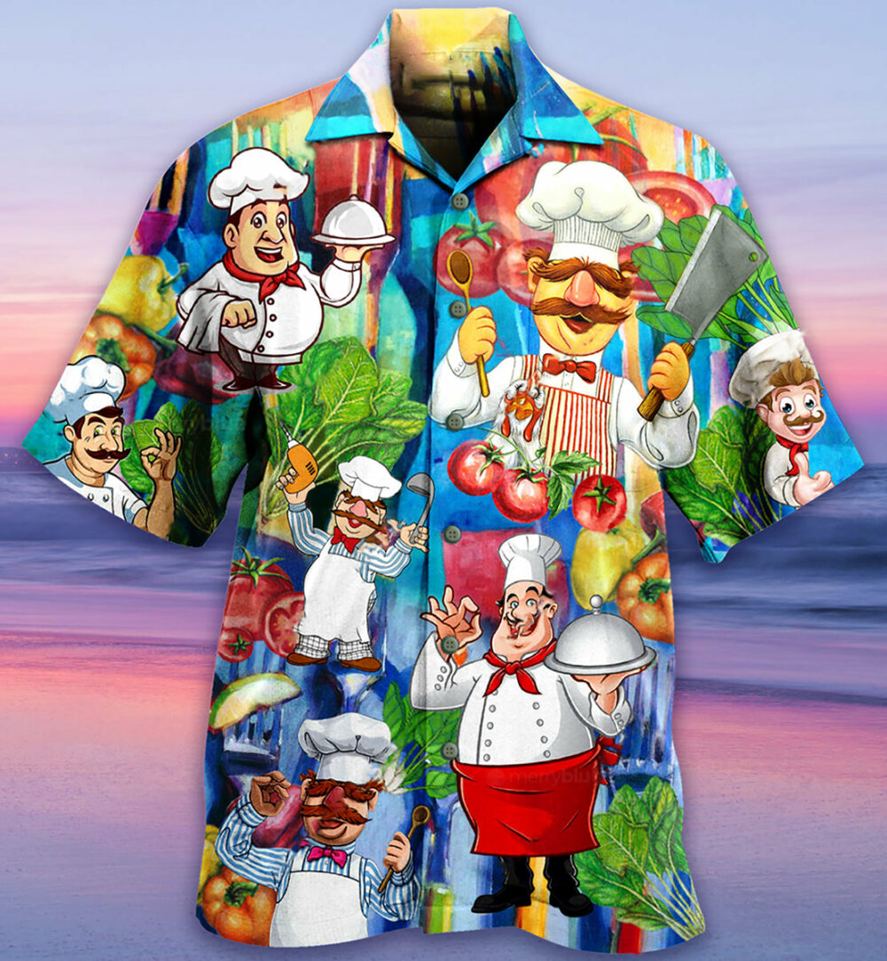Chef Once You Put My Meat In Your Mouth You're Going To Want To Swallow - Hawaiian Shirt - Owl Ohh - Owl Ohh