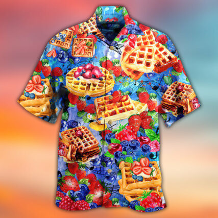 Food Pancake With Strawbery And BlueBery Delicious - Hawaiian Shirt - Owl Ohh - Owl Ohh