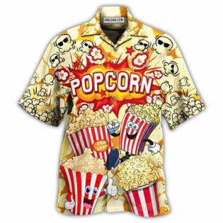Food Popcorn Is Always The Answer Bang - Hawaiian Shirt - Owl Ohh - Owl Ohh