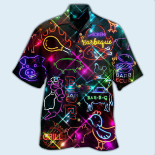 Food Real Men Smell Like Barbecue Stunning - Hawaiian Shirt - Owl Ohh - Owl Ohh