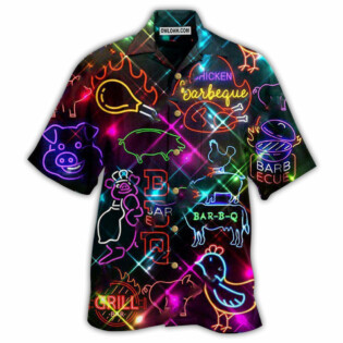 Food Real Men Smell Like Barbecue Stunning - Hawaiian Shirt - Owl Ohh - Owl Ohh