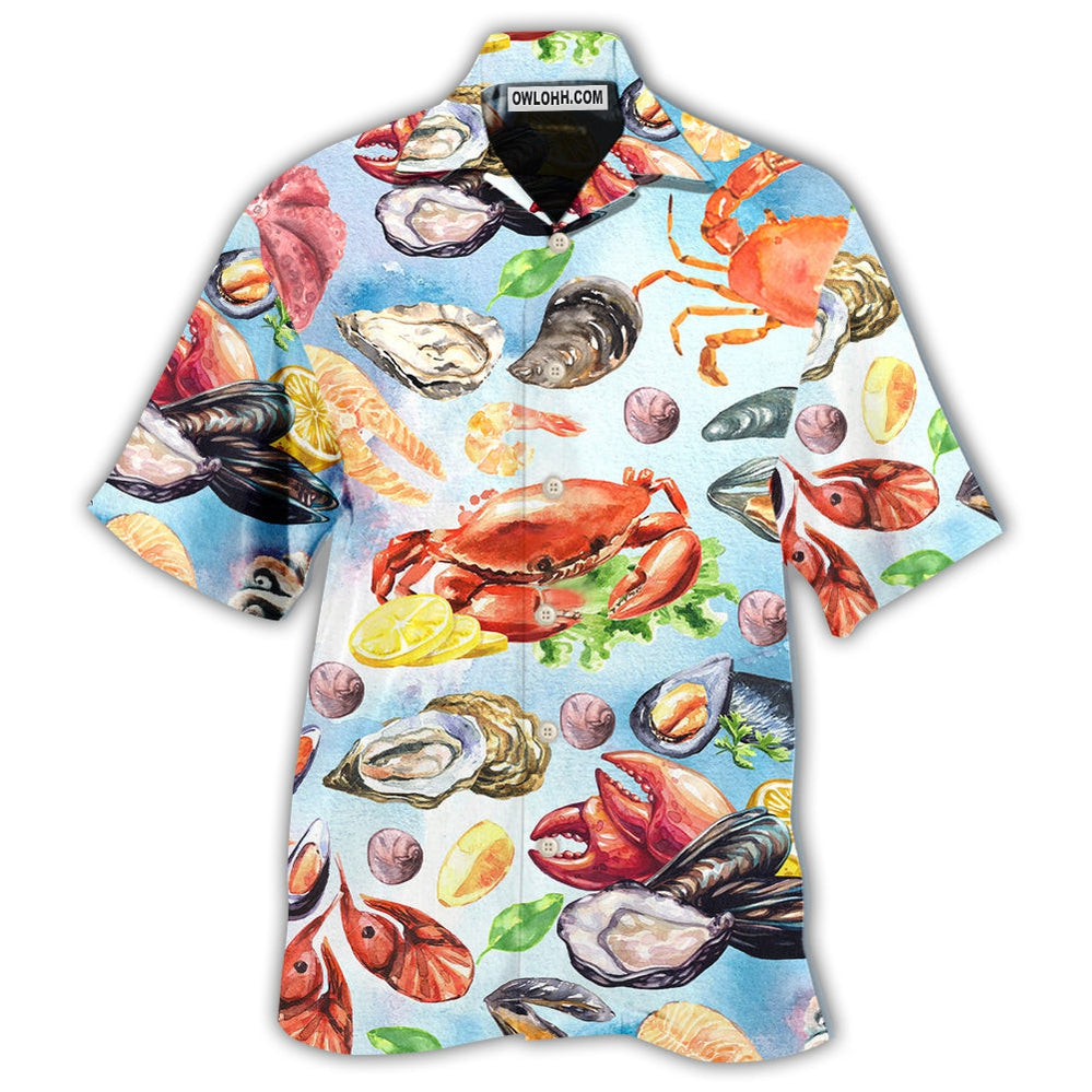 Food Seafood Basic Style - Hawaiian Shirt - Owl Ohh - Owl Ohh