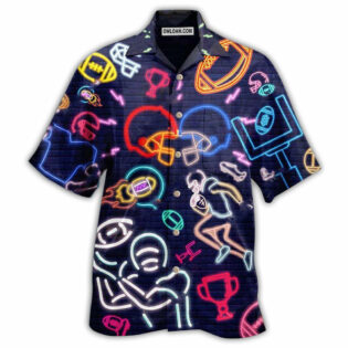 American Football Play Like A King - Hawaiian Shirt - Owl Ohh - Owl Ohh