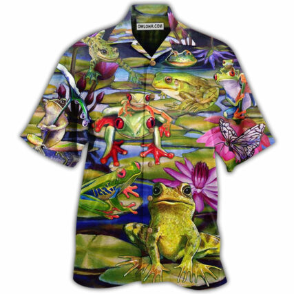 Frog Love Lake - Hawaiian Shirt - Owl Ohh - Owl Ohh