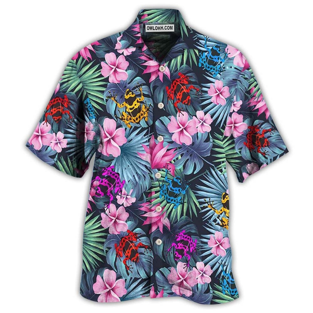 Frog Tropical Summer Vibes - Hawaiian Shirt - Owl Ohh - Owl Ohh