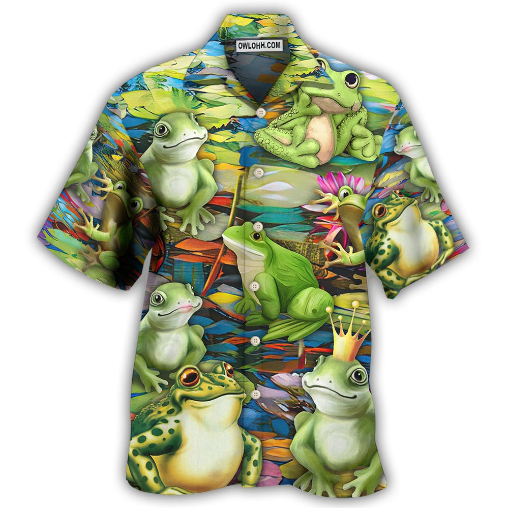 Frog In Wonderland - Hawaiian Shirt - Owl Ohh - Owl Ohh
