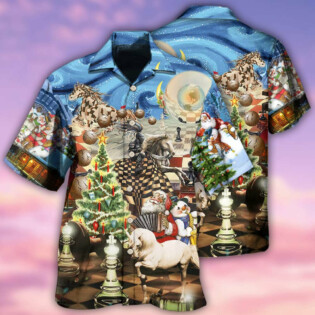 Chess Power Of The Knights - Hawaiian Shirt - Owl Ohh - Owl Ohh