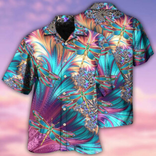 Dragonfly Loves Summer Vibes - Hawaiian Shirt - Owl Ohh - Owl Ohh