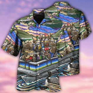 Pontoon Summer Vibes Party - Hawaiian shirt - Owl Ohh - Owl Ohh