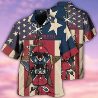Texas Peace Life Skull Style - Hawaiian Shirt - Owl Ohh - Owl Ohh