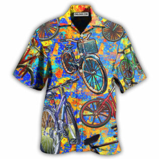 Bike Love Summer Style Colorful - Hawaiian Shirt - Owl Ohh - Owl Ohh