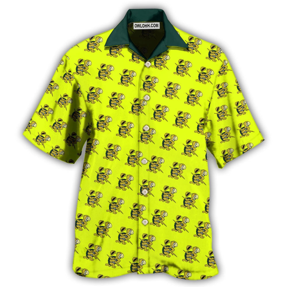 Beautiful Comic Turtle - Hawaiian Shirt - Owl Ohh - Owl Ohh