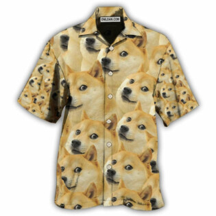 Corgi Meme Funny Style - Hawaiian Shirt - Owl Ohh - Owl Ohh