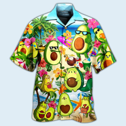 Avocado Chilling By The Beach - Hawaiian Shirt - Owl Ohh - Owl Ohh
