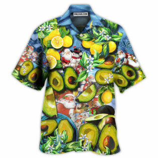 Fruit Avocado Lemon Summer Time Christmas - Hawaiian Shirt - Owl Ohh - Owl Ohh