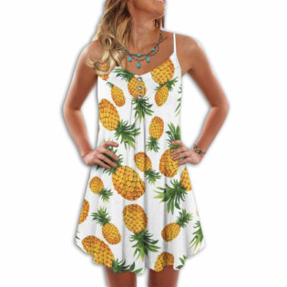 Fruit Pineapple Tropical Vibes Lover - Summer Dress - Owl Ohh - Owl Ohh