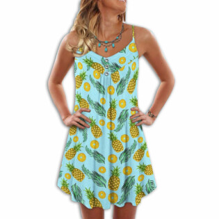Fruit Pineapple Tropical Vibes So Fresh - Summer Dress - Owl Ohh - Owl Ohh