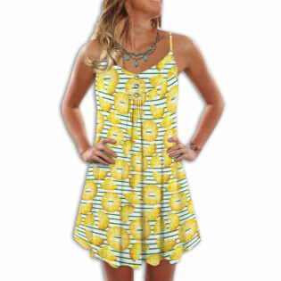 Fruit Pineapple Tropical Vibes Happier - Summer Dress - Owl Ohh - Owl Ohh