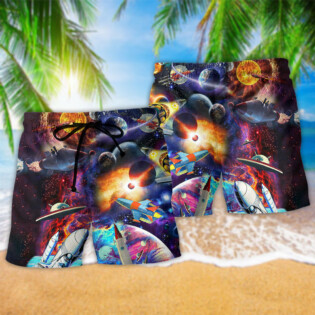 Galaxy War And Peace - Beach Short - Owl Ohh - Owl Ohh