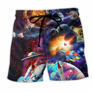 Galaxy War And Peace - Beach Short - Owl Ohh - Owl Ohh