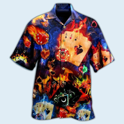 Poker Gambling Life Like Poker Has An Element Of Risk - Hawaiian Shirt - Owl Ohh - Owl Ohh