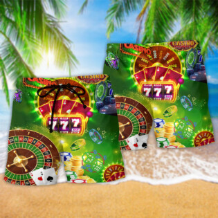 Gambling The Smarter You Play The Luckier - Beach Short - Owl Ohh - Owl Ohh