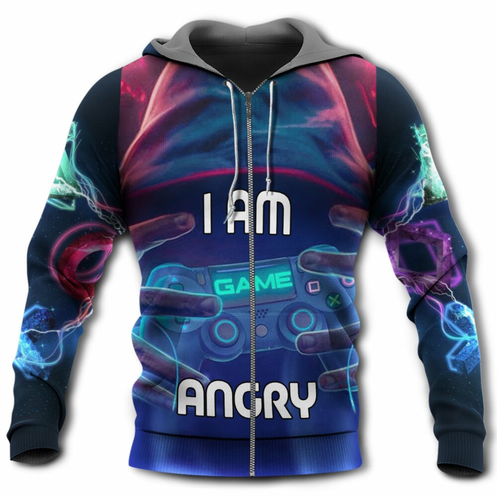 Game I Am Game Angry - Hoodie - Owl Ohh - Owl Ohh