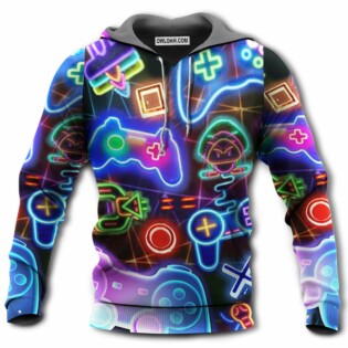 Game Neon Style Love It - Hoodie - Owl Ohh - Owl Ohh