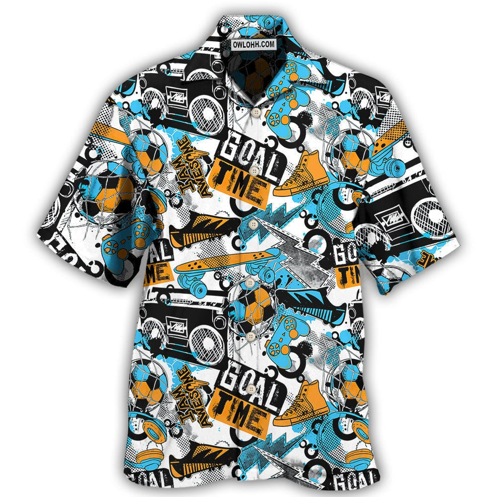 Game Goal Time Passion - Hawaiian Shirt - Owl Ohh - Owl Ohh