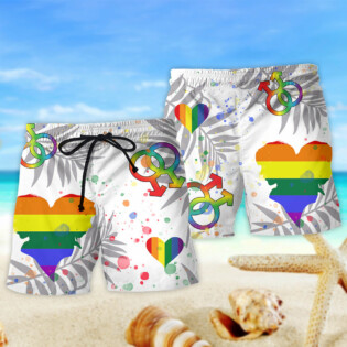 LGBT Proud To Be Gay - Beach Short - Owl Ohh - Owl Ohh